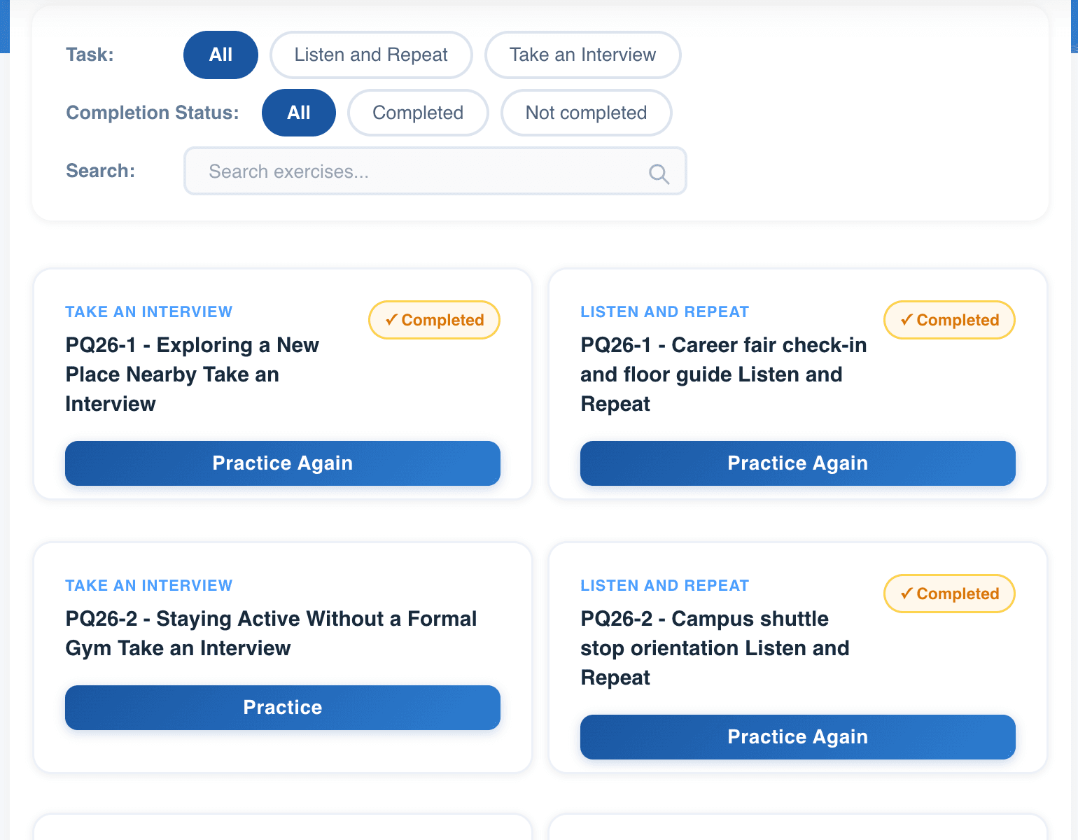 Speaking · Question Bank