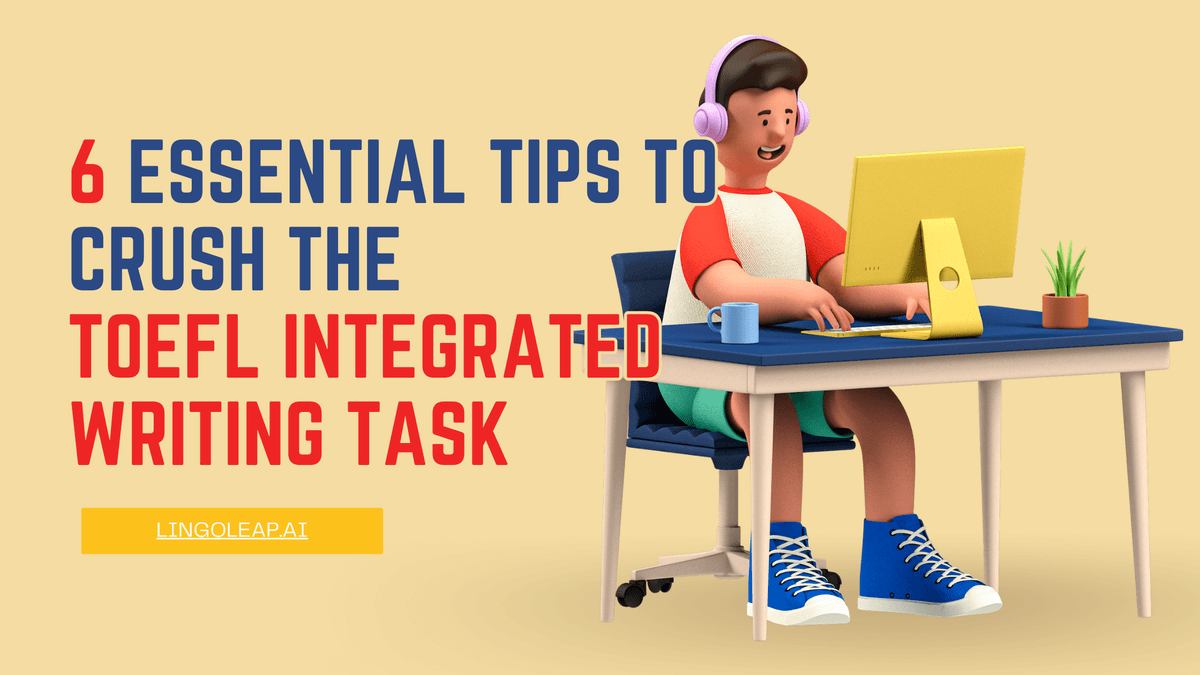 6 Essential Tips to Crush the TOEFL Integrated Writing Task