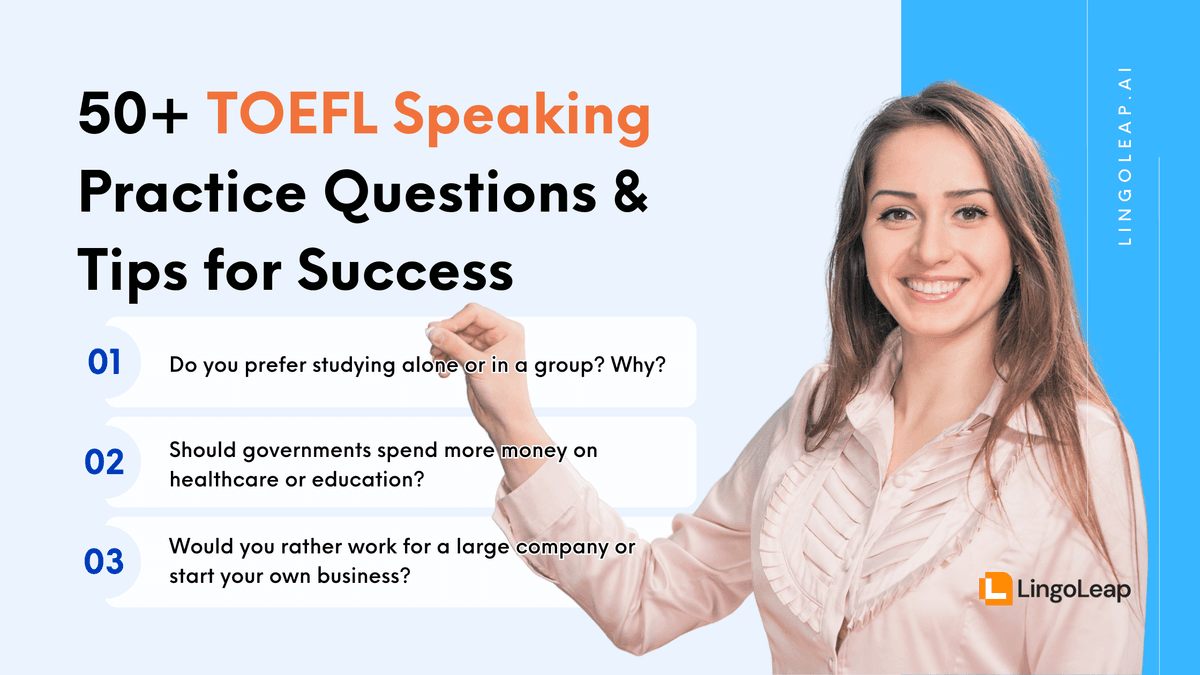 50+ TOEFL Speaking Prompts and Pro Tips (2025)