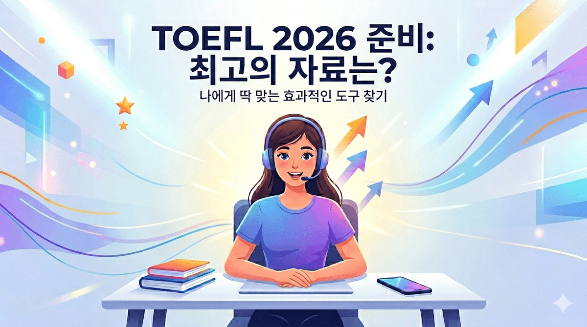 2026 TOEFL 준비, 어떤 자료와 도구가 가장 효과적일까?