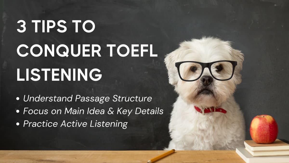 Is TOEFL Listening Section Hard? 3 Tips to Master it